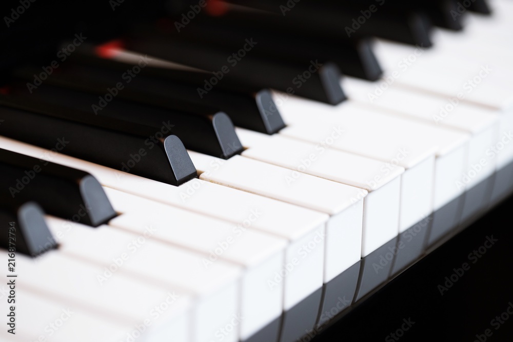 close up of piano keyboard with selective focus keys. can be used as a background. close up of piano keyboard with selective focus keys. can be used as a background.