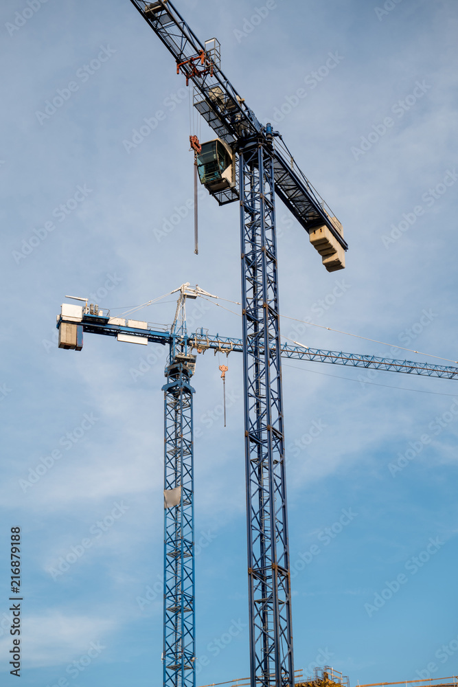 Industrial construction cranes