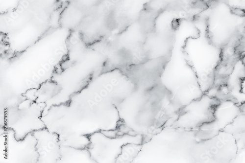 White marble texture with natural pattern for background, design or artwork