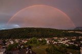 Regenbogen über Feldkirch-Gisingen
