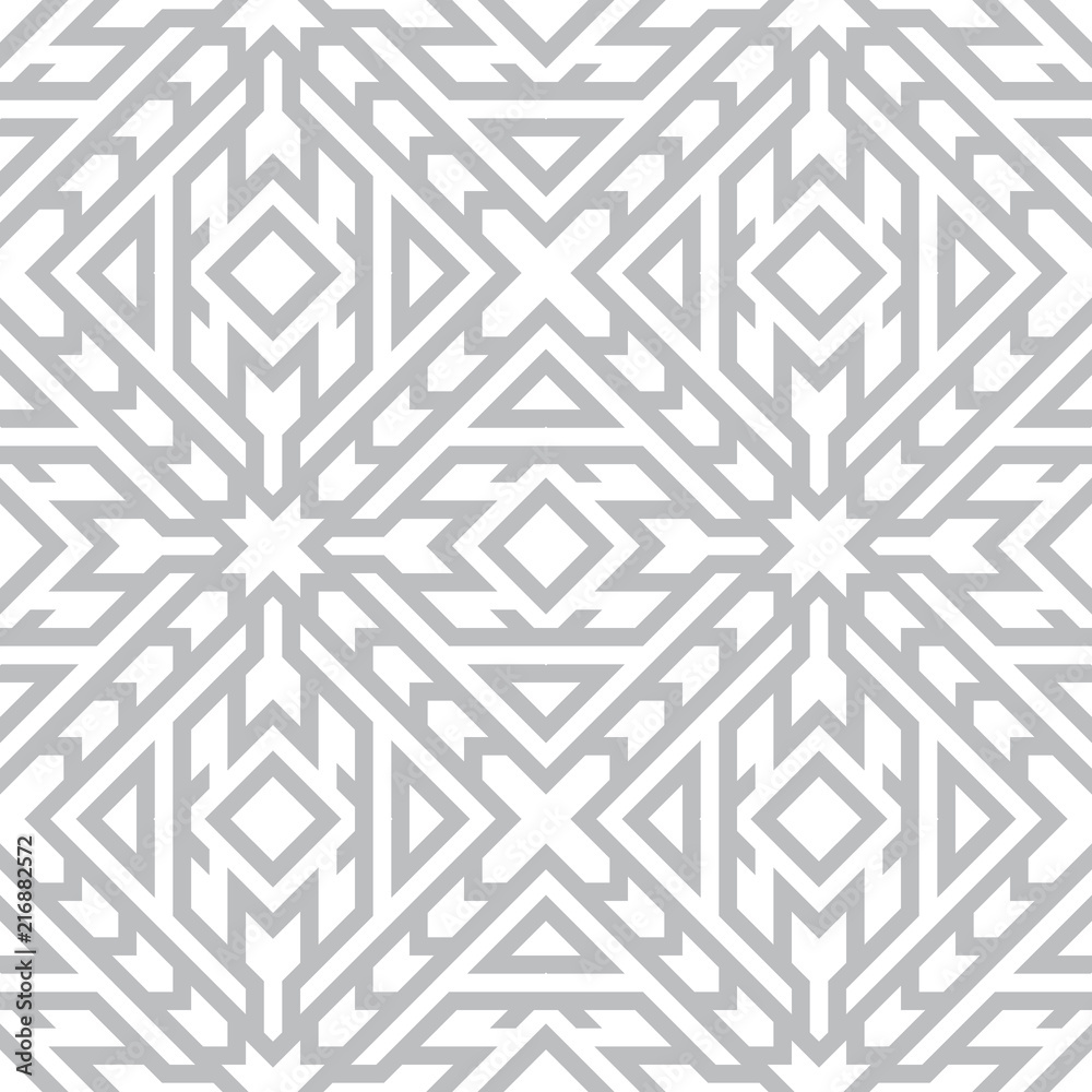 Geometric shapes form a seamless pattern. Sharp corners and straight lines. Geometric shapes form a seamless pattern. Sharp corners and straight lines.