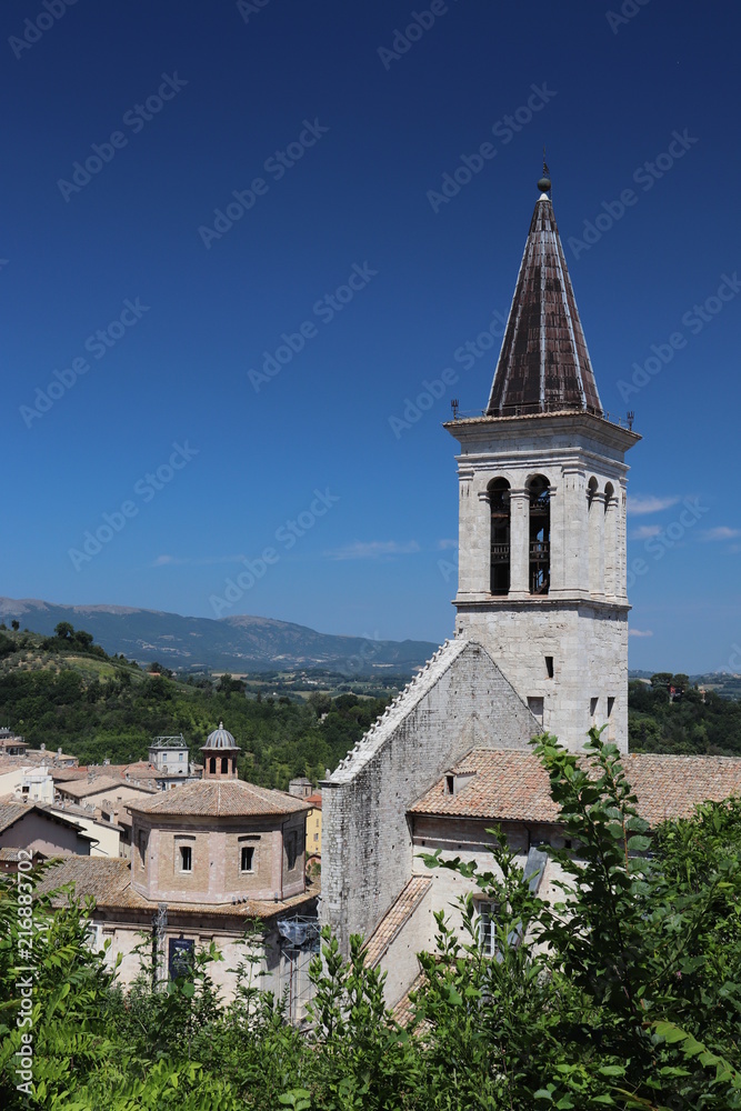 bell tower blue sky