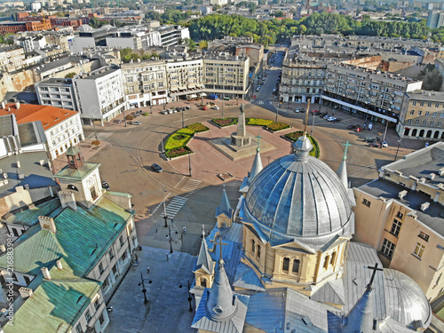 Łódź, Poland - view of Freedom Square