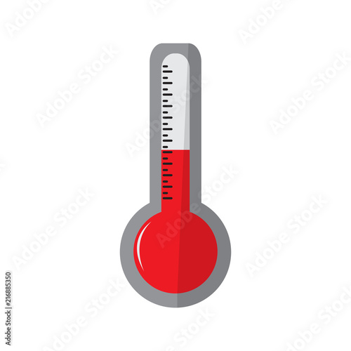 Isolated thermometer icon