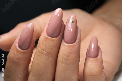 beautiful manicure of nails