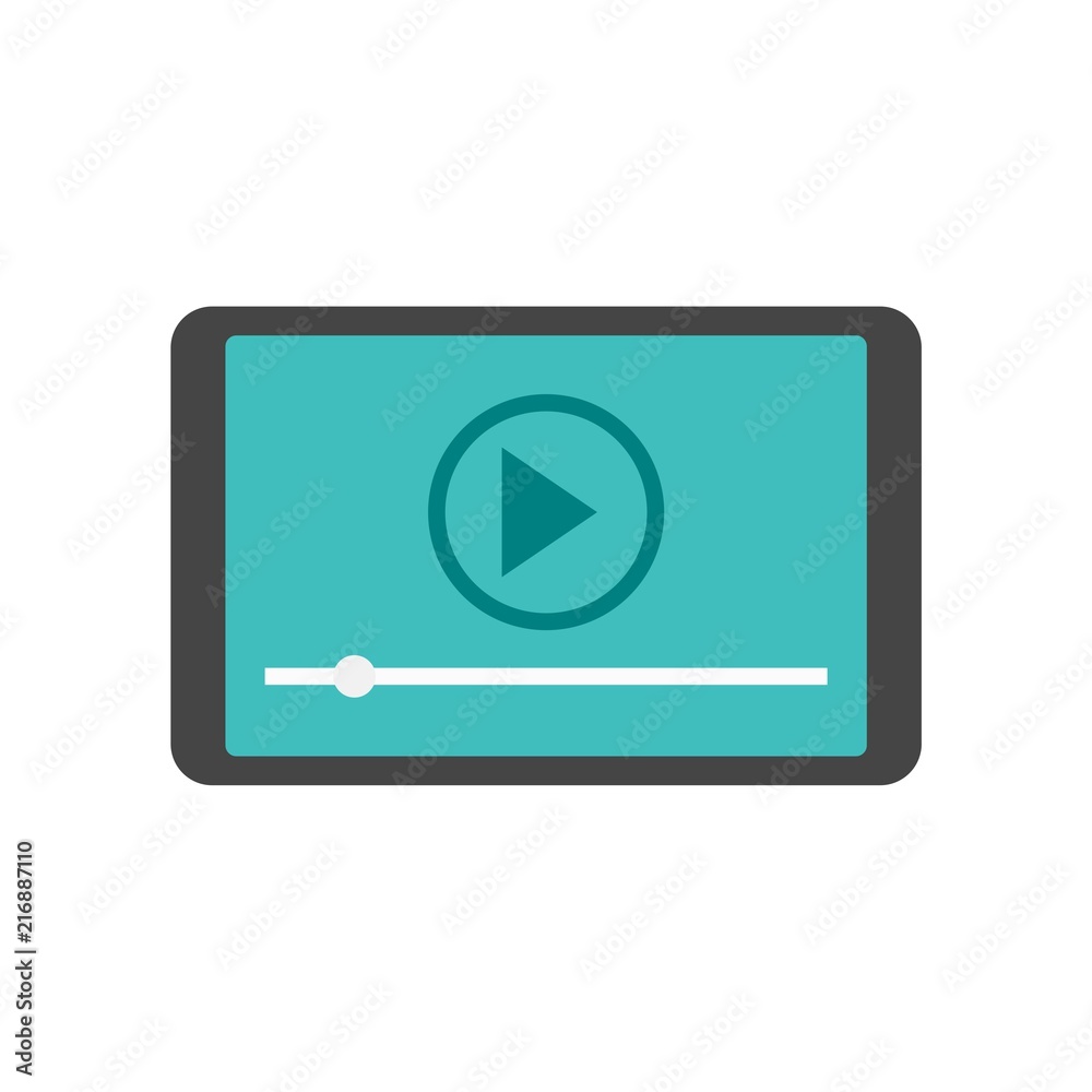 Video player icon vector Video player icon vector