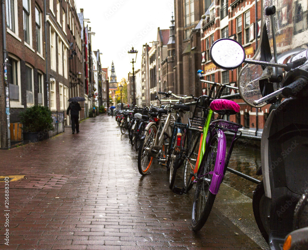 bicycles of amsterdam