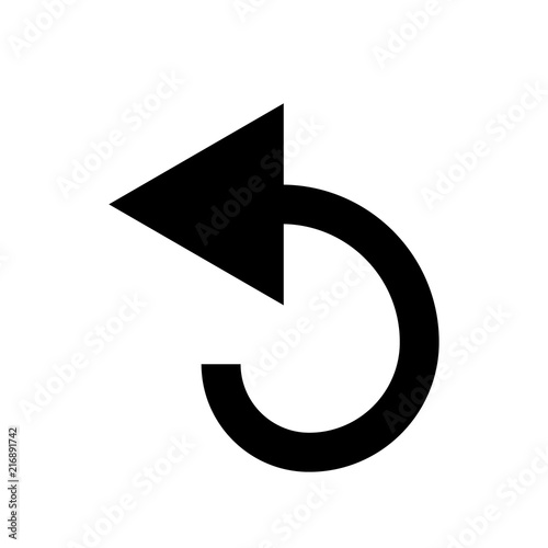 Black curved arrow on white Free Download Black curved arrow on white - GFXLoad