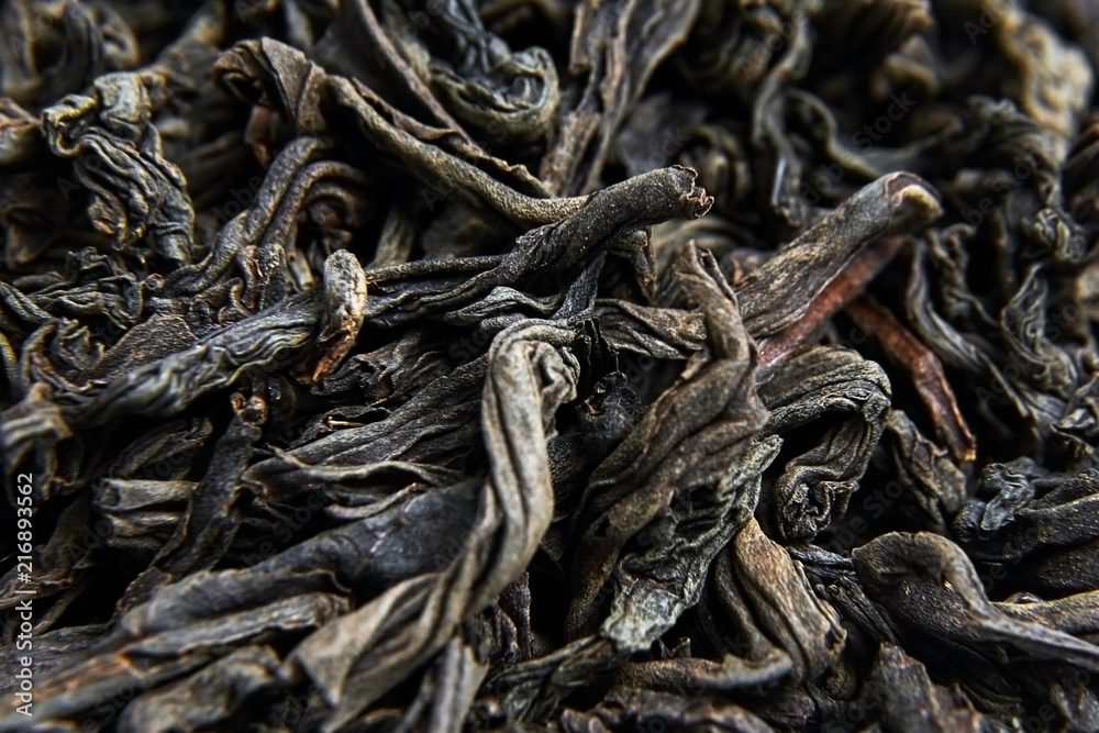 Black tea loose dried leaves. Background Black tea loose dried leaves. Background