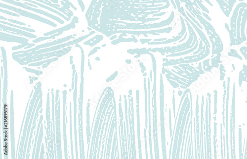 Grunge texture. Distress blue rough trace. Charming background. Noise dirty grunge texture. Immacula
