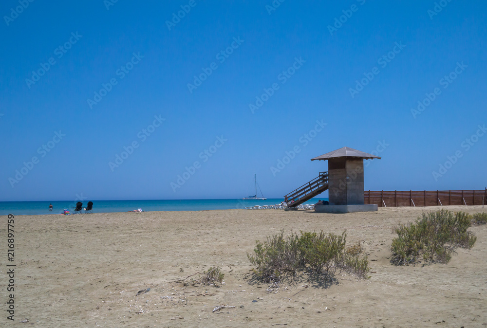 Lady's Mile beach at Limassol, Cyprus