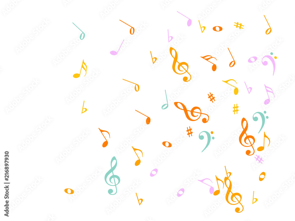 Music Notes Confetti Falling Chaos Vector. Music Symbols Texture Poster Background Elements. Party Night, Festival, Celebration or Concert, Melody Notes Trail. Decorative Song Sheets Chaos Effect. Music Notes Confetti Falling Chaos Vector. Music Symbols Texture Poster Background Elements. Party Night, Festival, Celebration or Concert, Melody Notes Trail. Decorative Song Sheets Chaos Effect.