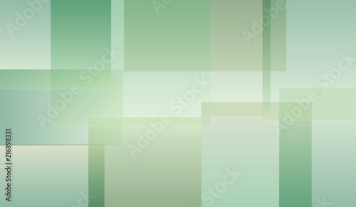 Green cubist background