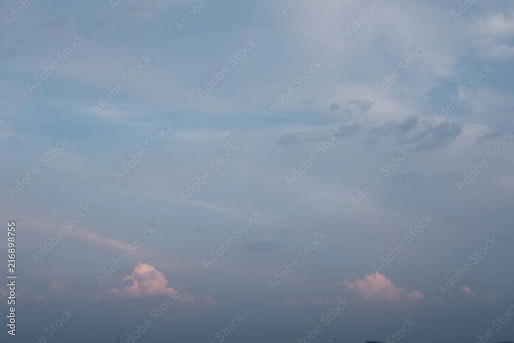 Wolken Himmel Landschaft am Abend