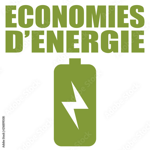 Logo économies d'énergie.