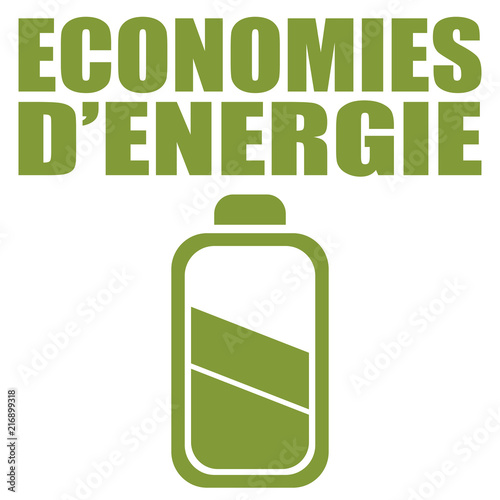 Logo économies d'énergie.