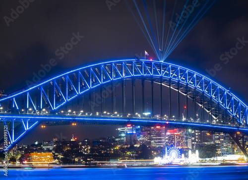 Harbour Bridge by night - Sydney 