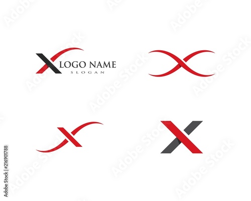 X Letter Logo Template