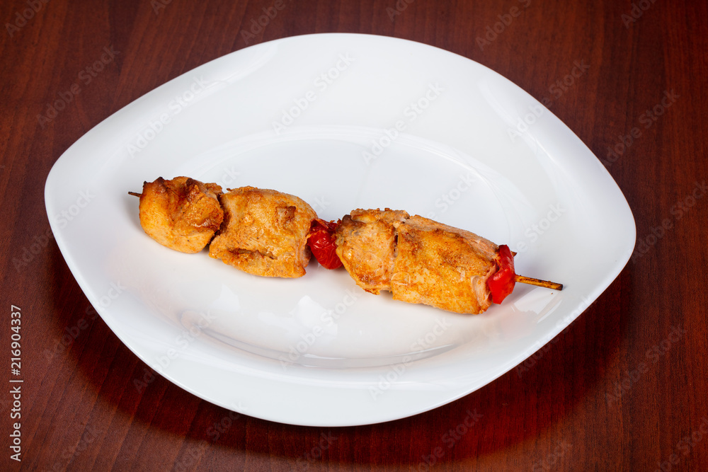 Roasted Chicken skewer Roasted Chicken skewer