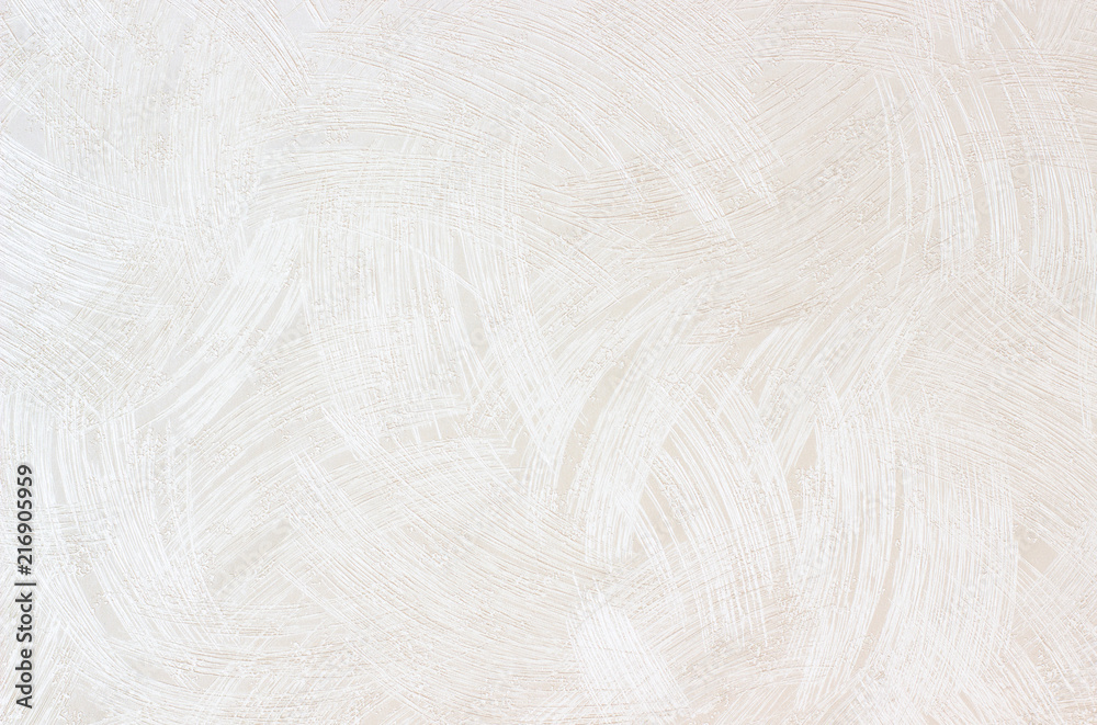 Design bedroom wall or reception room decorated with a wallpaper texture background. Abstract linen tone color beige, sepia and with cream. Vintage pattern fabric and cardboard surface.