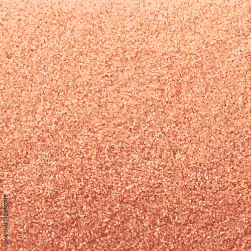 Copper bright glitter background