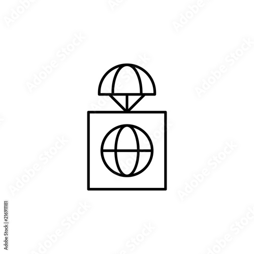 global premise icon. Element of drones for mobile concept and web apps illustration. Thin line icon for website design and development, app development. Premium icon