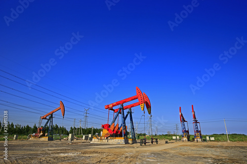 The oil pump  industrial equipment