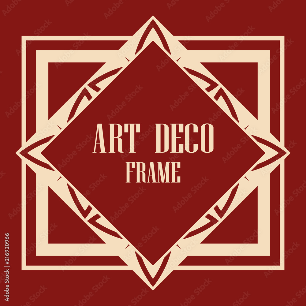 Art Deco Frame Art Deco Frame