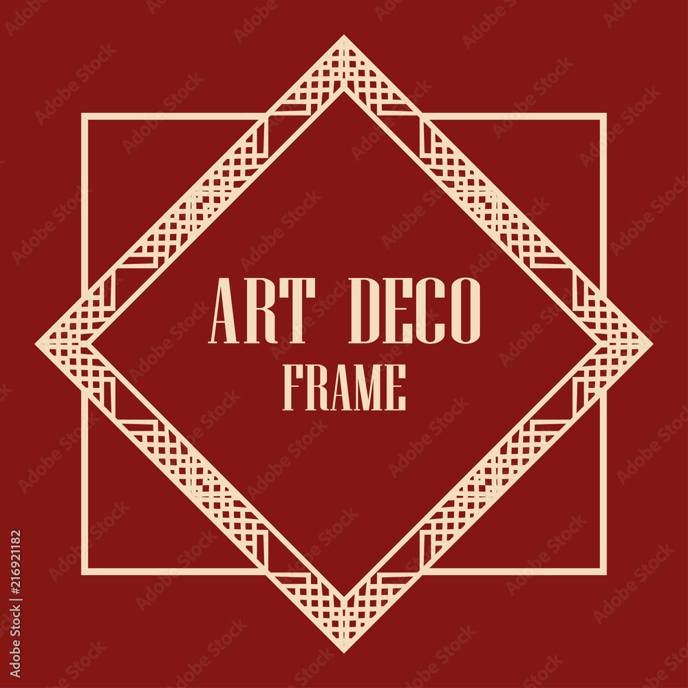Art Deco Frame Art Deco Frame