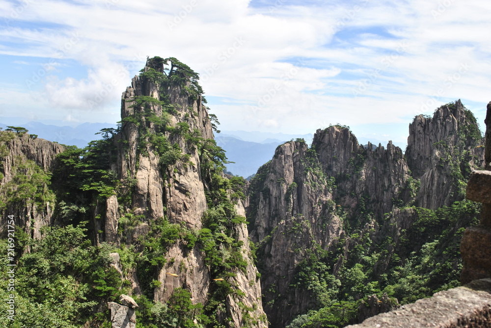 The Yellow Mountain in China