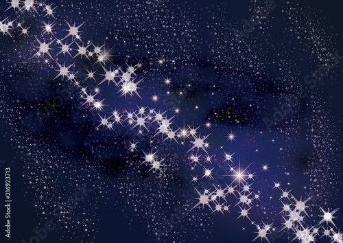 starry sky　Beautiful space background/ai.cs2