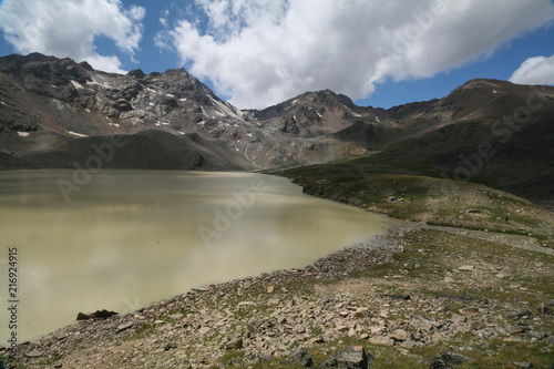 Lake Syltrankel in the Elbrus region.