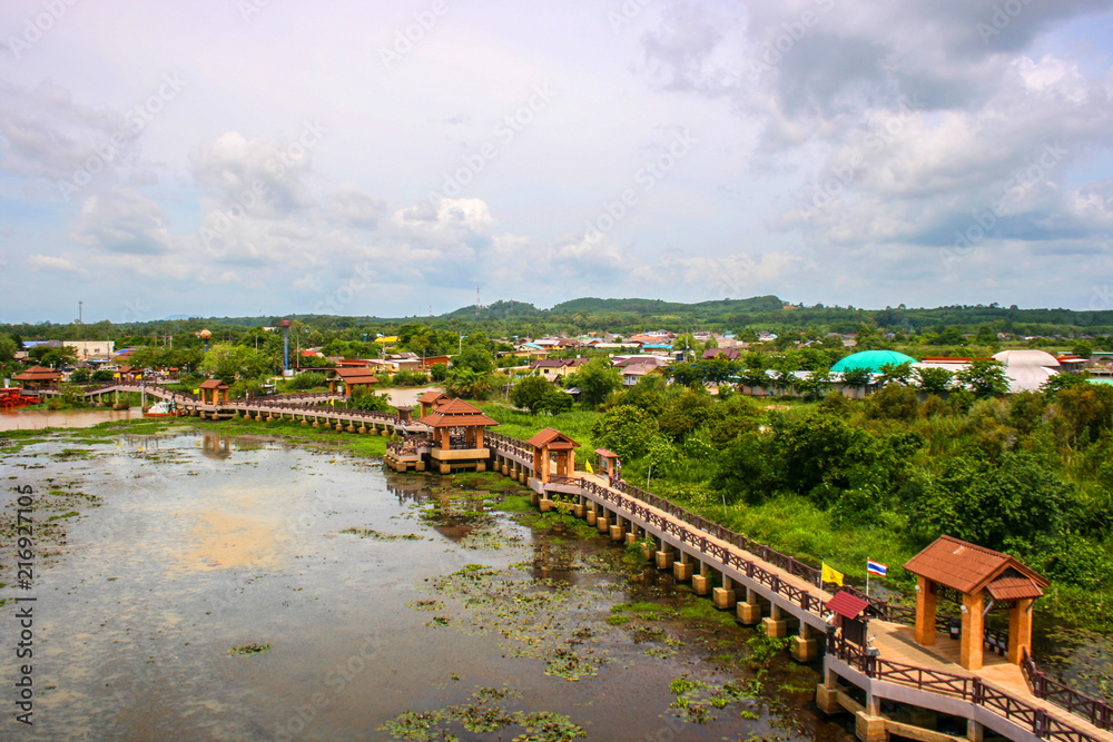 Fototapeta premium Landmarks, lakes, freshwater, southern Thailand Travel