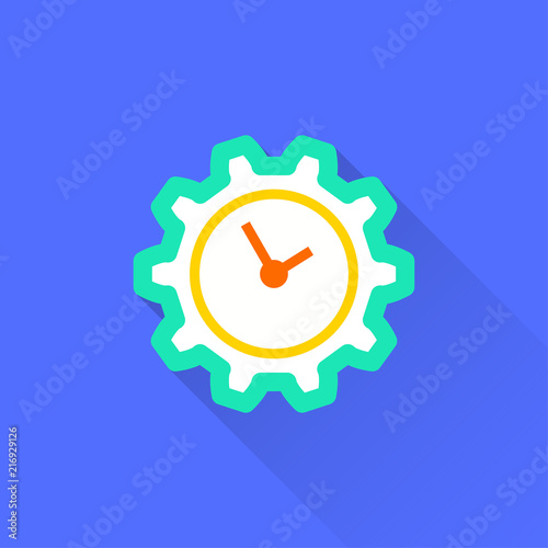 Clock time icon.