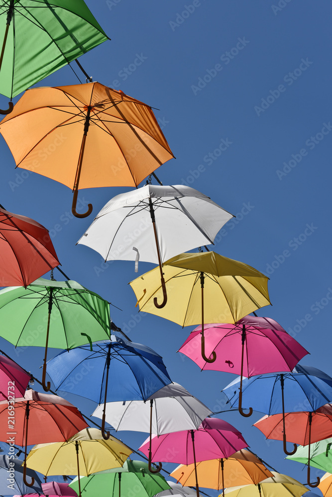 parapluie soleil pluie ete ciel chaleur decoration ombrelle  meteo climat rechauffement environnement