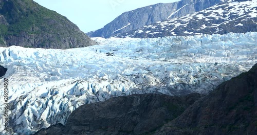 Mendenhall Glacier is a glacier about 13.6 miles (21.9 km) long located in Mendenhall Valley,  Juneau. Alaska, USA.