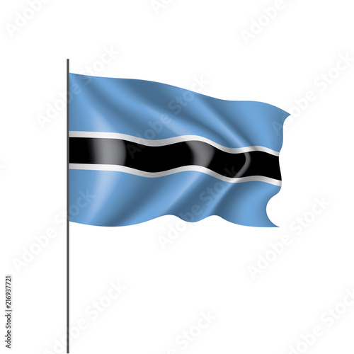 Free Download Botswana flag, vector illustration on a white background - GFXLoad