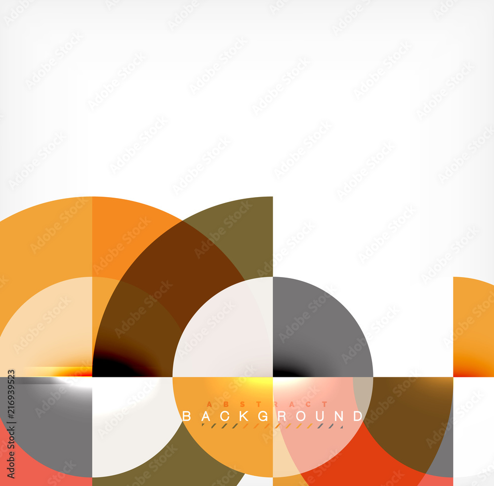 Modern circle abstract background Modern circle abstract background