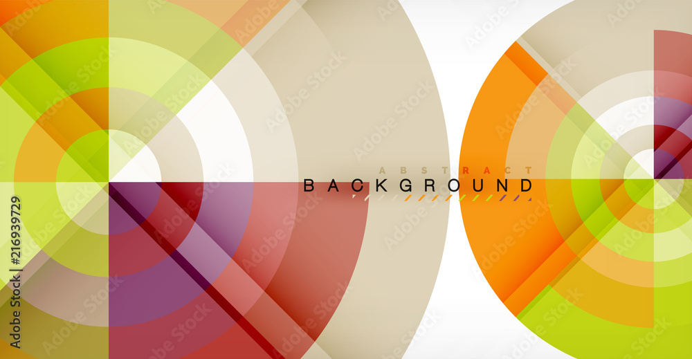 Vector circle abstract background Vector circle abstract background