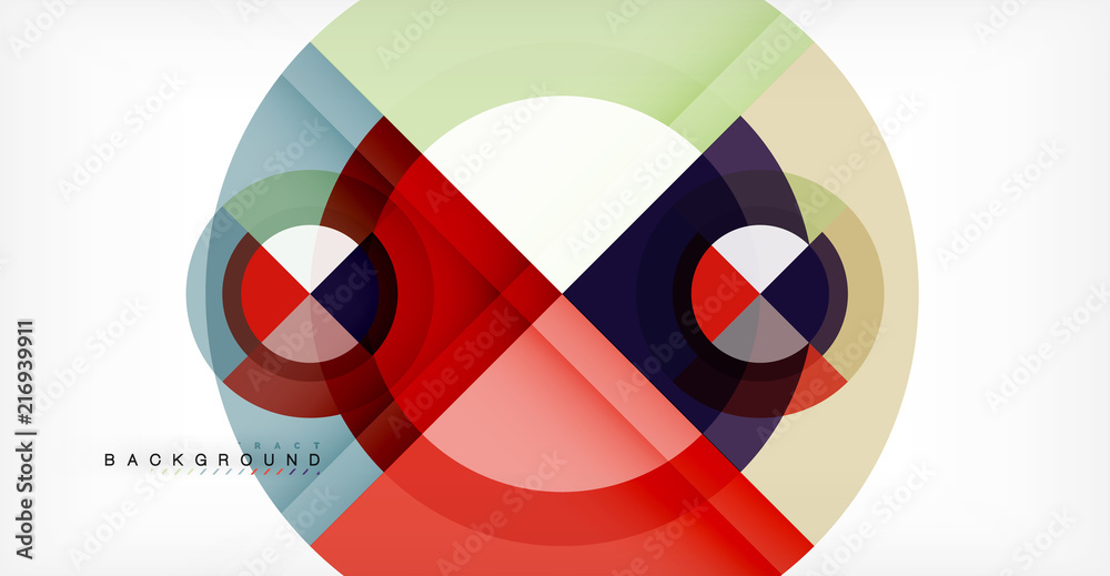 Vector circle abstract background Vector circle abstract background