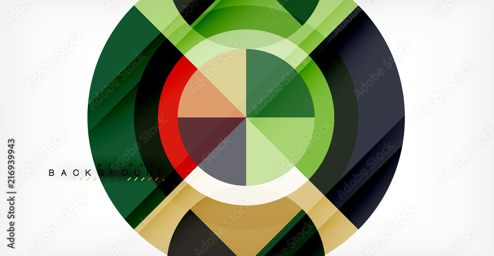 Vector circle abstract background Vector circle abstract background