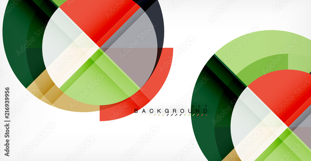 Obraz premium Vector circle abstract background