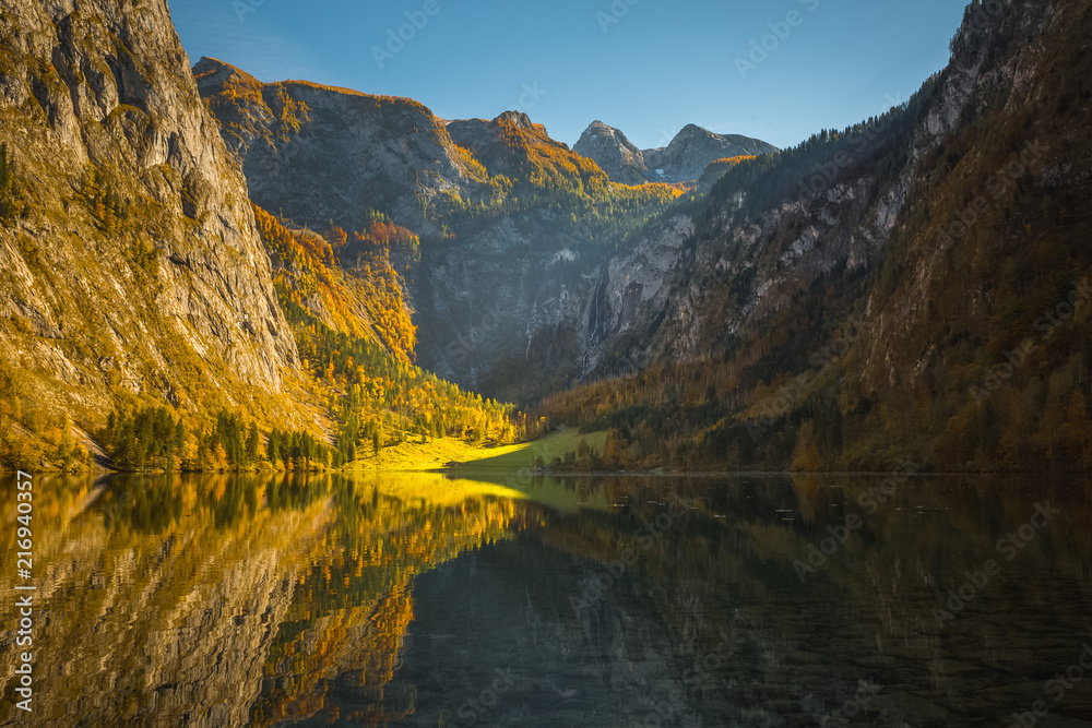 Bavarian landscape in autumn