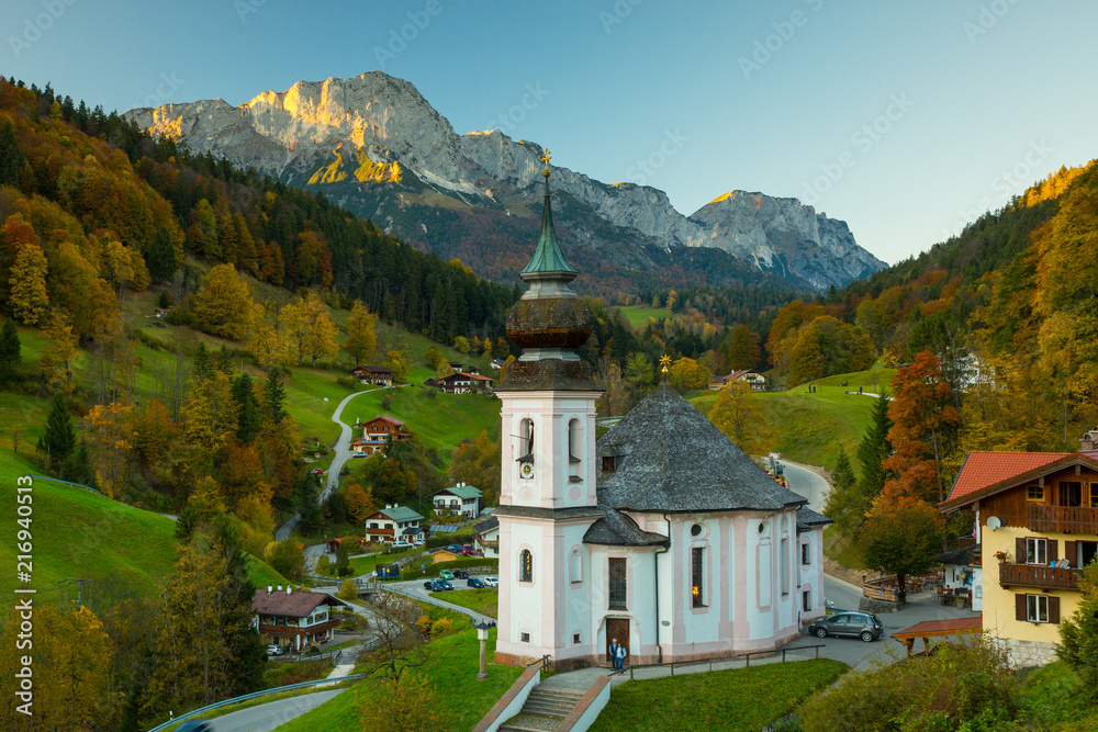 Fototapeta premium Bavarian landscape in autumn