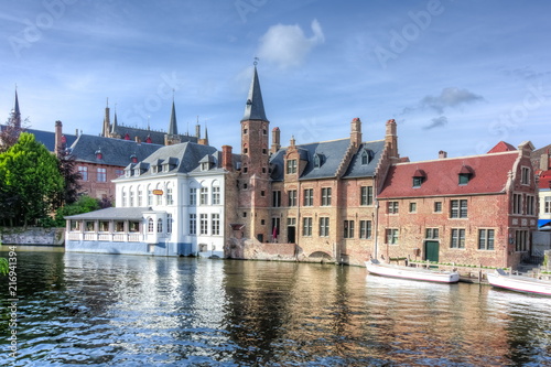Bruges canals  Belgium