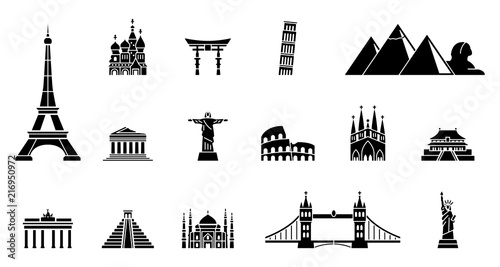 Landmarks of the World - Iconset