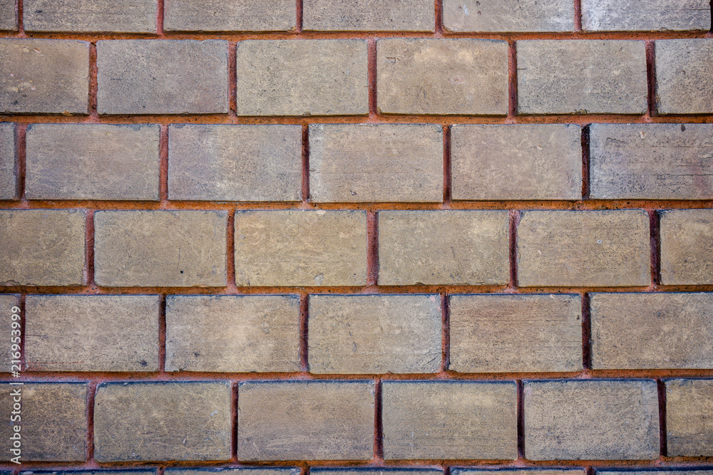 Fototapeta premium old vintage brick wall, full frame background