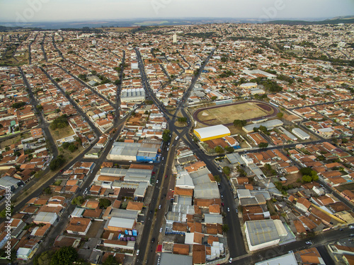 Small cities in South America, city of Botucatu in the state of Sao Paulo, Brazil, South America  photo