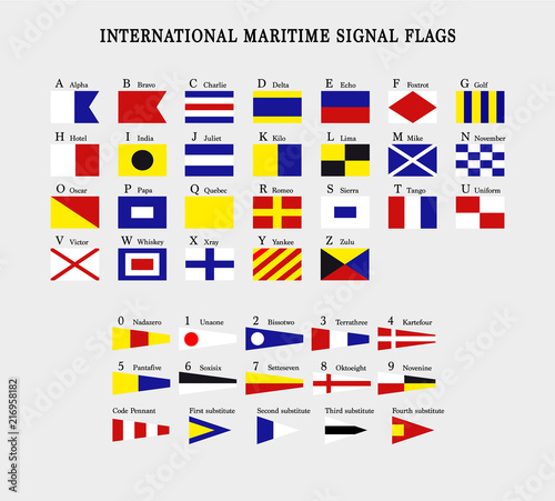 International maritime signal flags