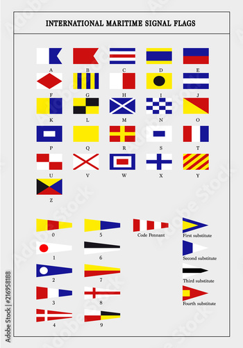 International maritime signal flags